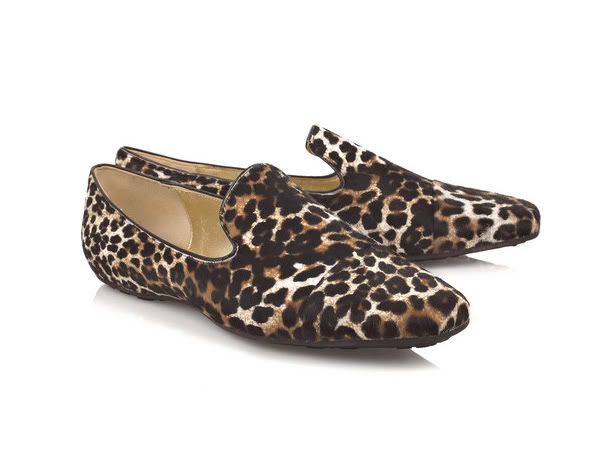 jimmy choo leopard print flats